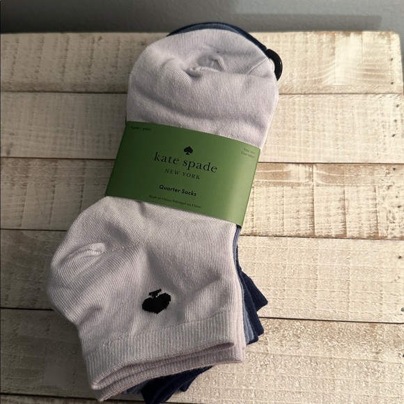 Nwt Kate spade quarter socks set - Picture 7 of 9